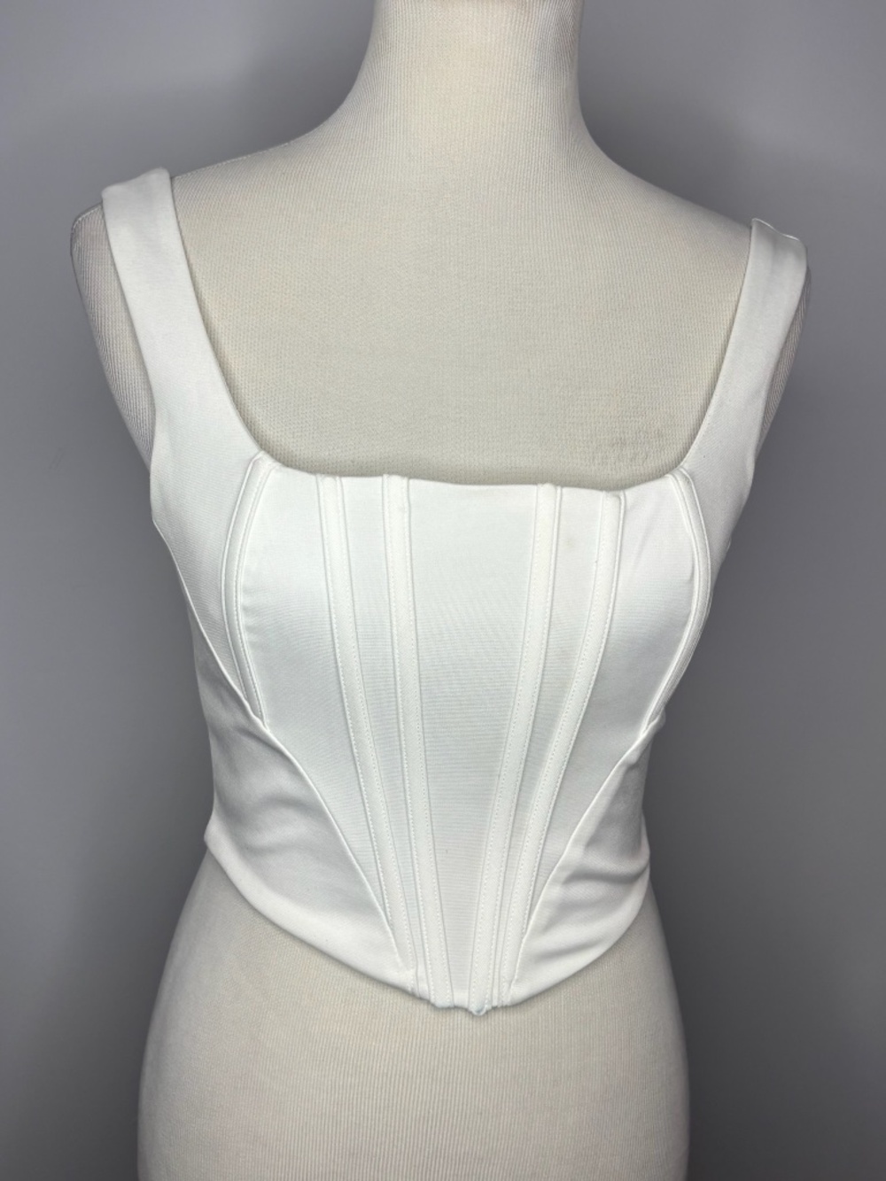 White Corset Top